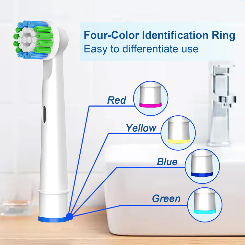 Dense round bristles for thorough tooth-by-tooth cleaning