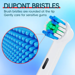 Oral-B replacement heads compatible with Triumph White + Clean models