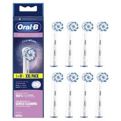 Oral-B Sensitive Clean heads with white bristles