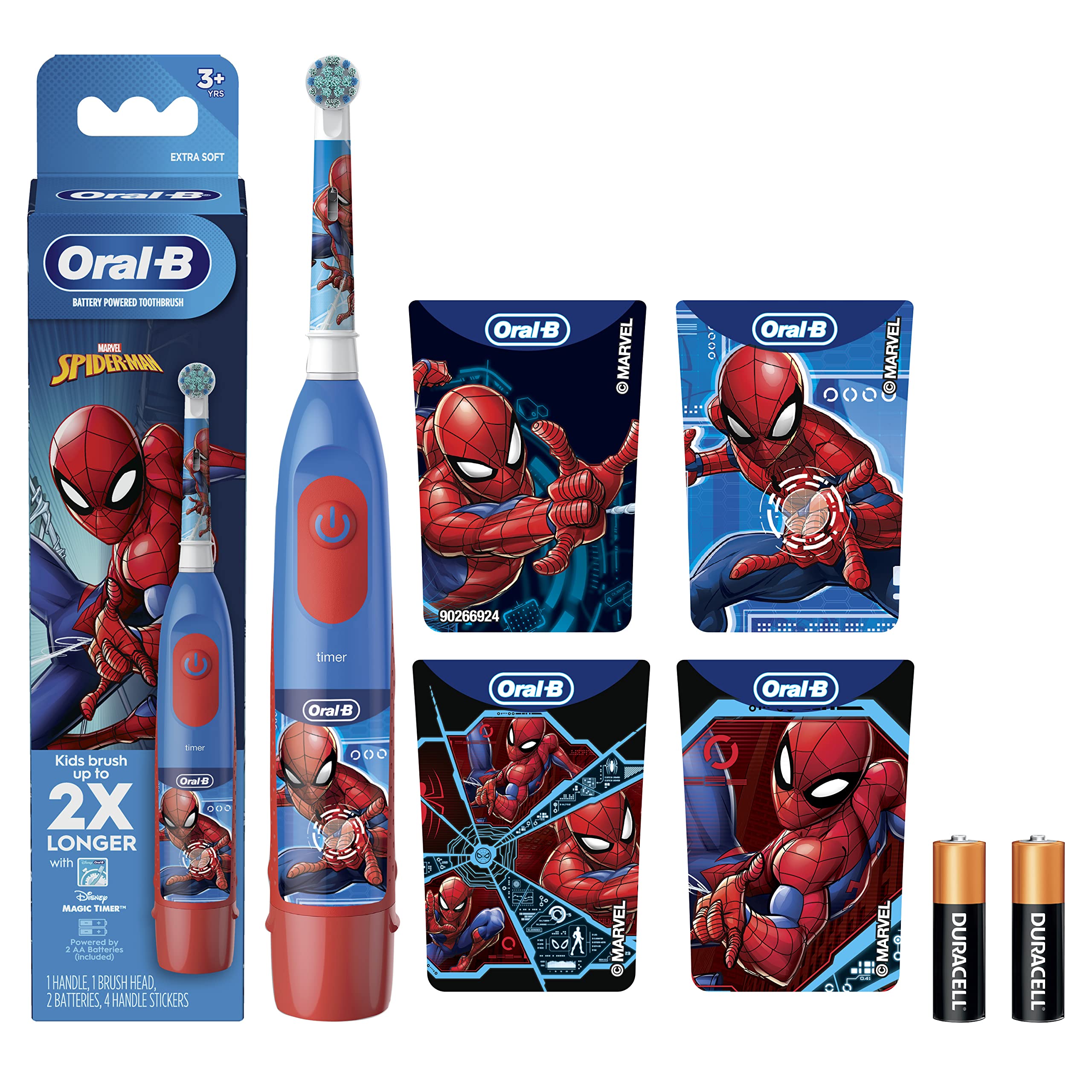Packaging of Oral-B Spider-Man kids toothbrush