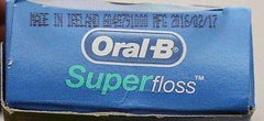 Spongy middle floss section for cleaning under gumline