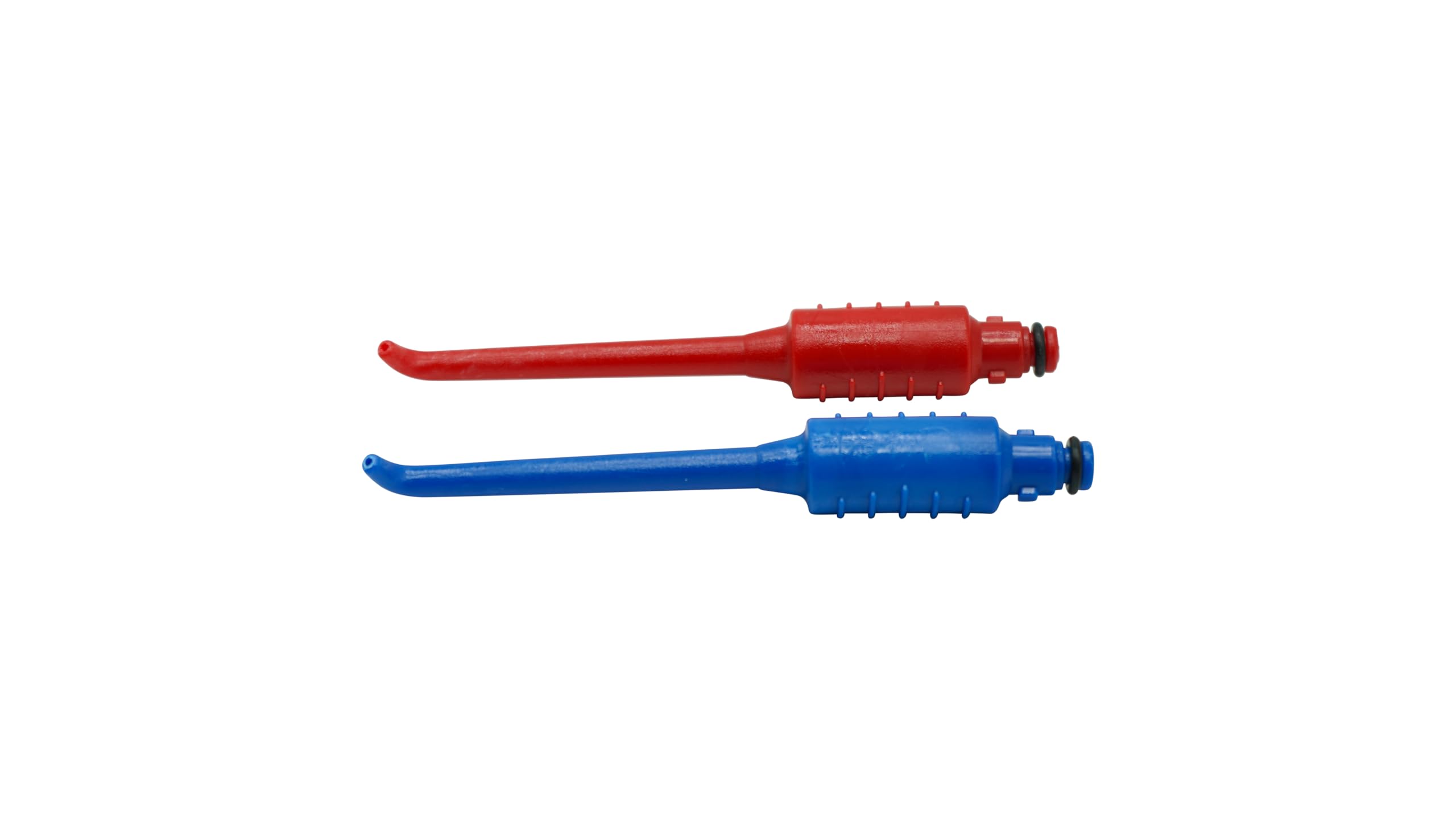 Two pik attachments included with the flosser