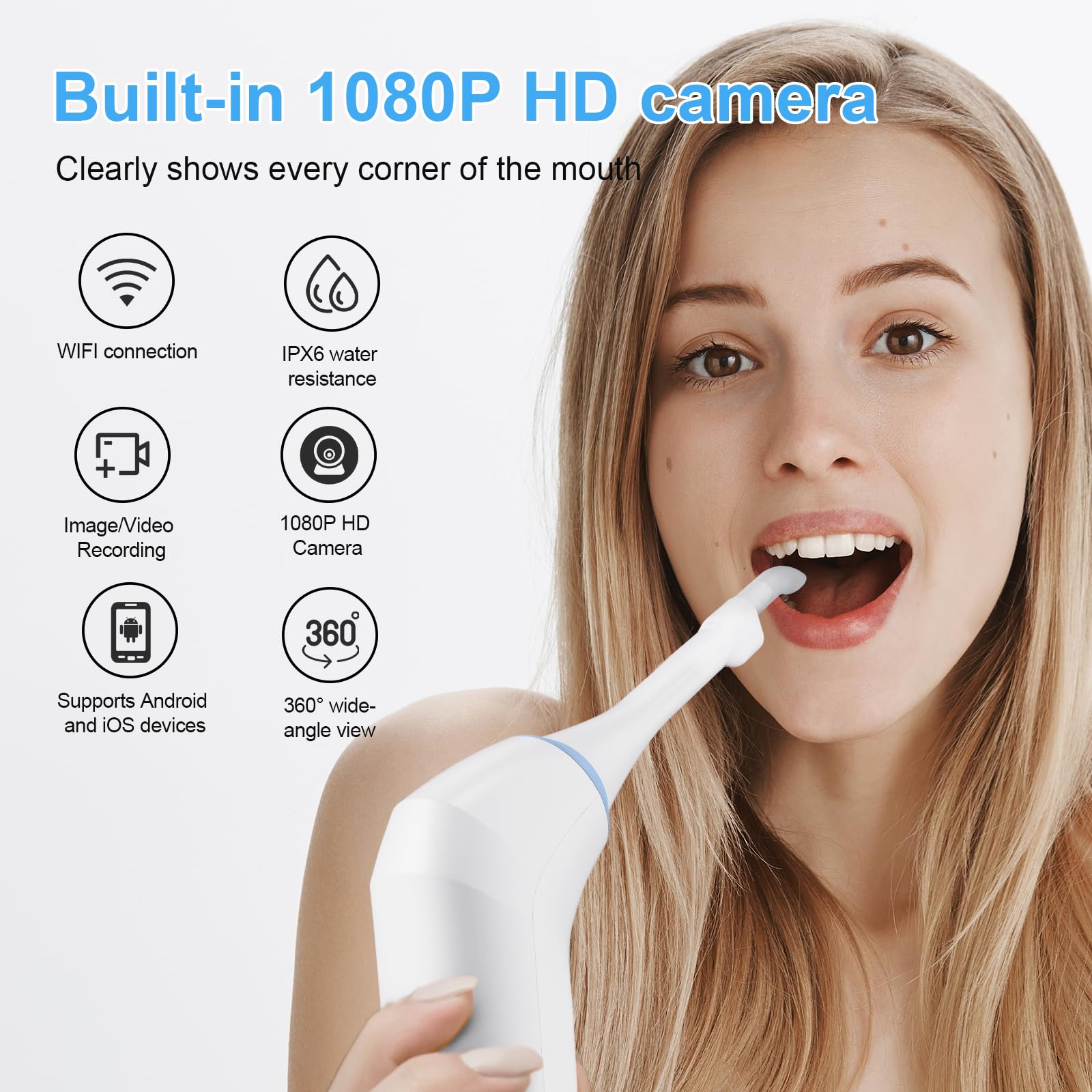 Oral care device for mouth health