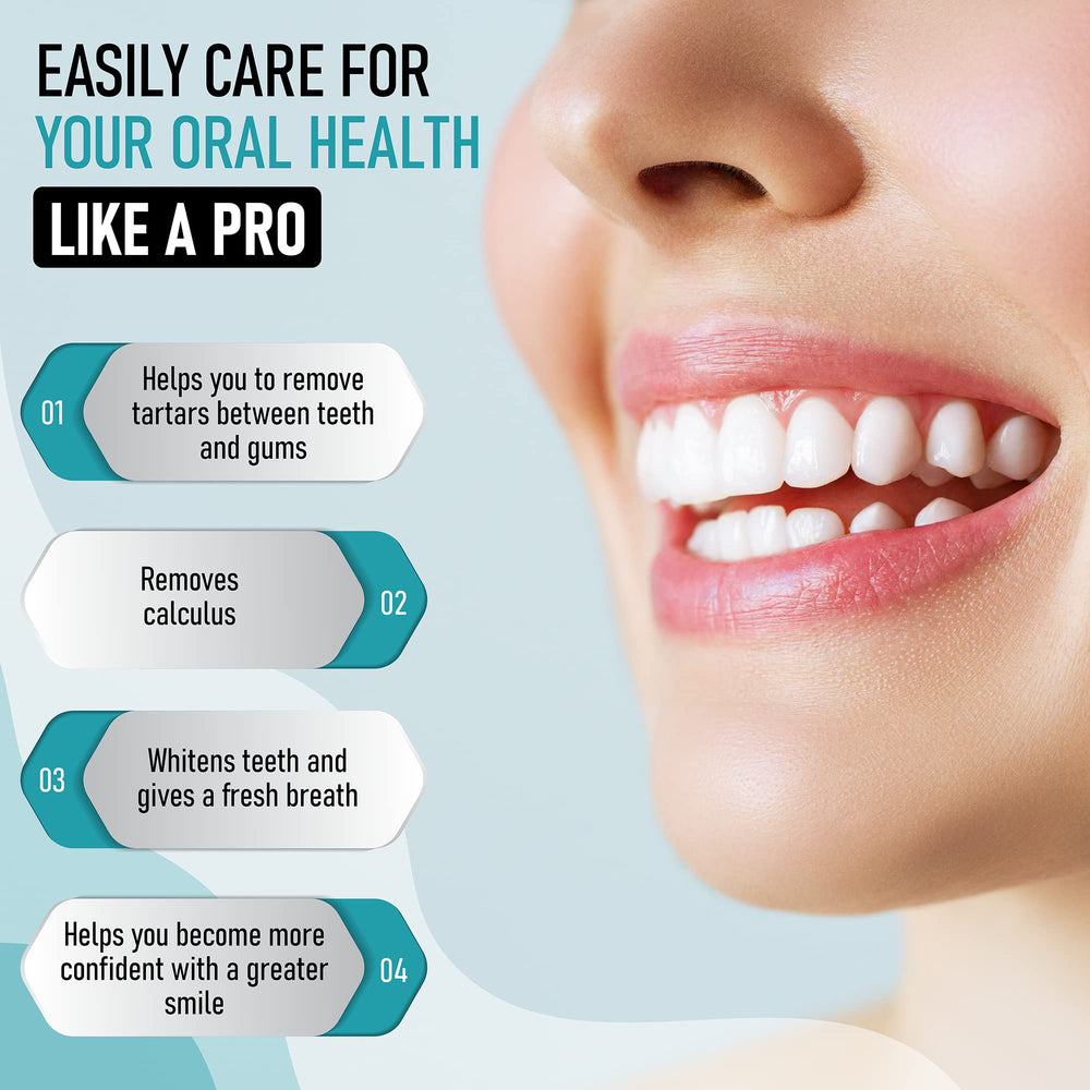 Oral care kit featuring plaque cleaner and tartar remover