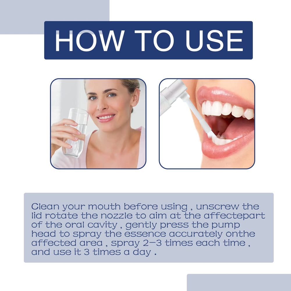 3-pack option of oral care spray for home and work