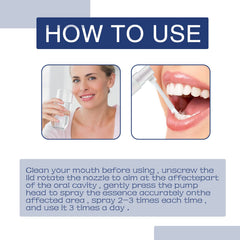 3-pack option of oral care spray for home and work