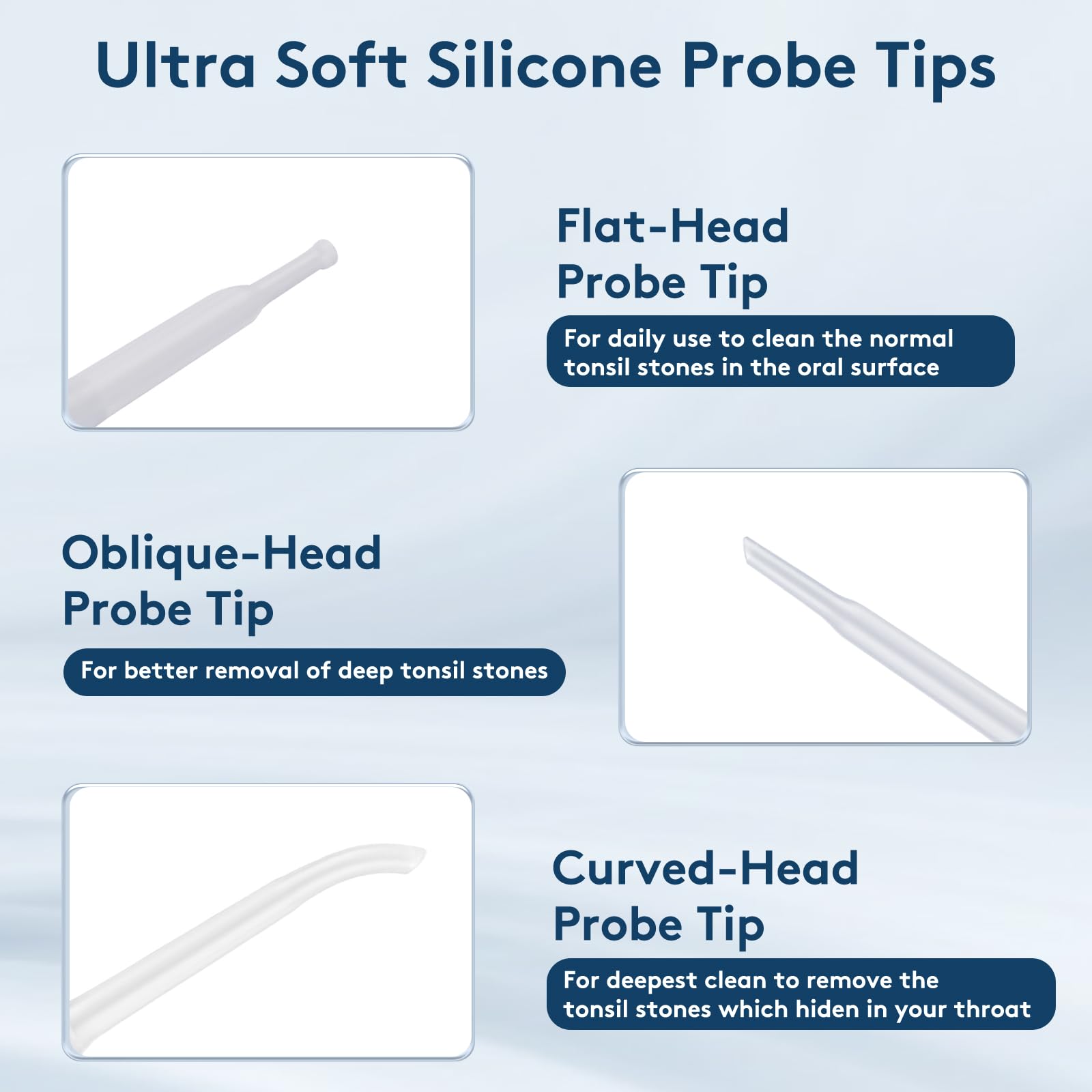 Oral irrigator component for rinsing debris