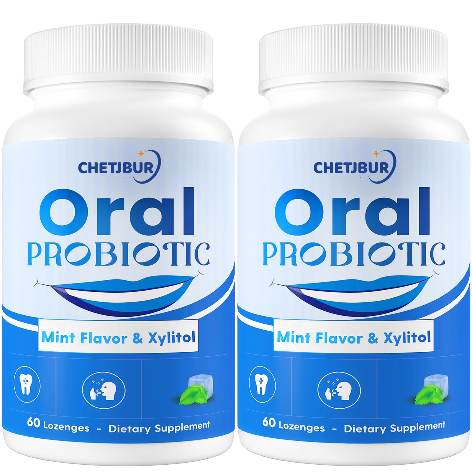 Oral probiotics bottle label showing 11B CFU with M18 and A12
