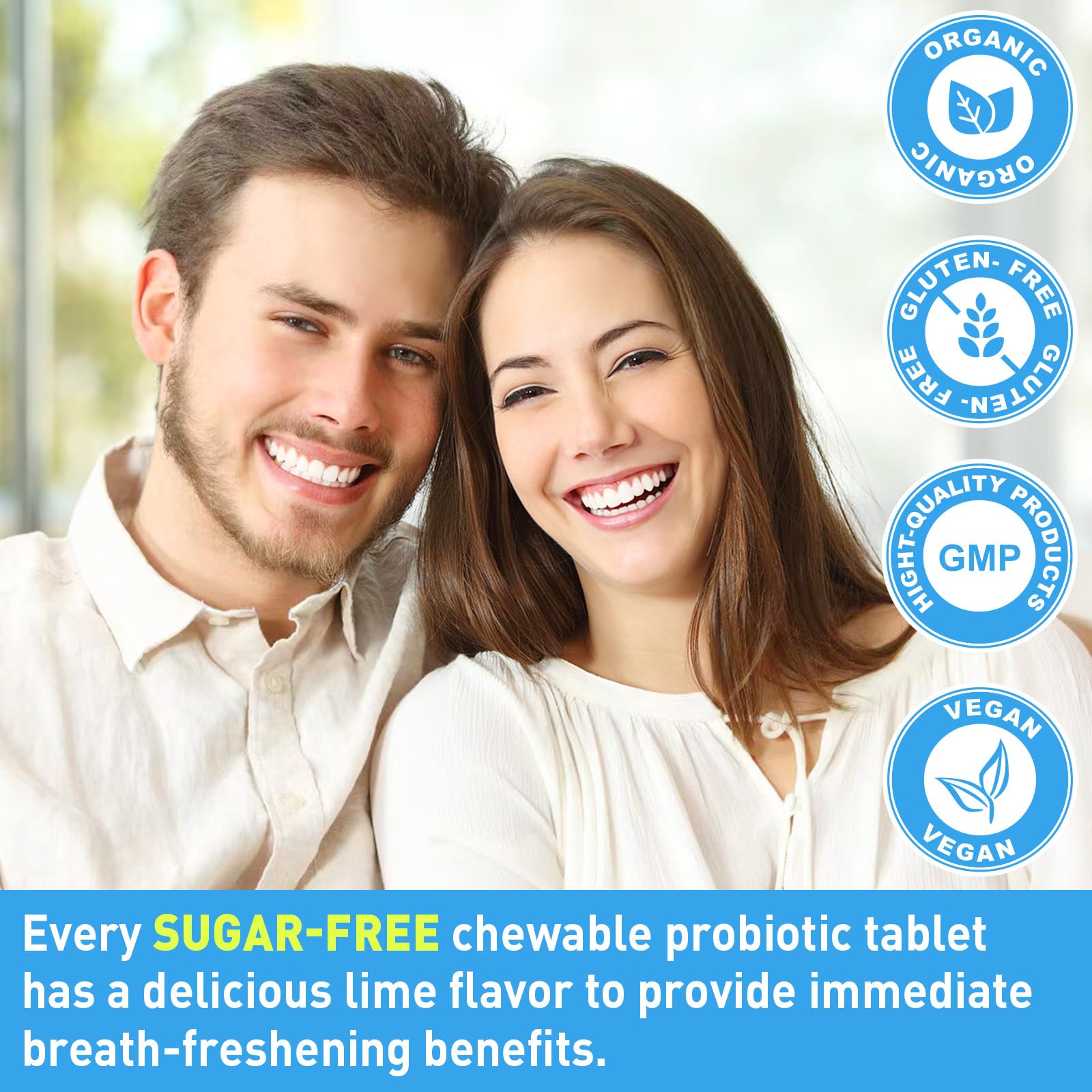 60-day supply of oral probiotic chewables