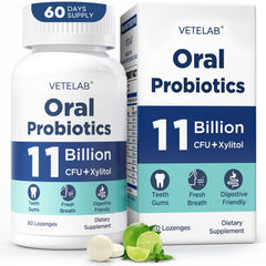 Box of Oral Probiotics for Bad Breath with 60 chews