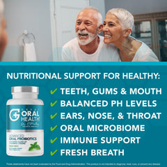 60 chewable probiotic tablets for teeth and gums