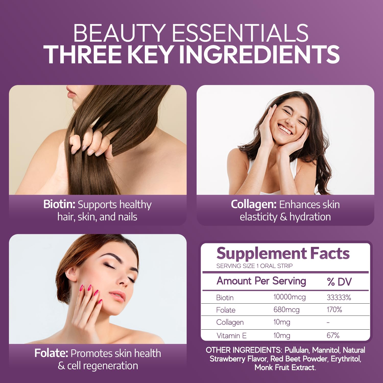 Lifestyle shot of a person on-the-go using strips