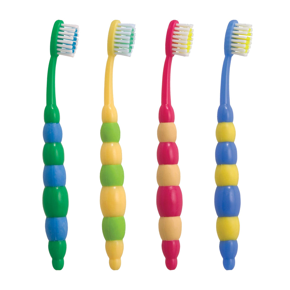 Blue Oral Choice Bubble Children's Toothbrush with rounded Dupont Nylon bristles