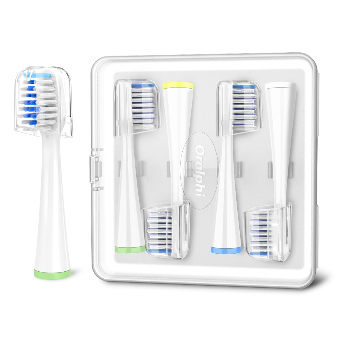 Oralphi 4-pack Waterpik Sensonic CC-04CD010-1 replacement heads – view 1