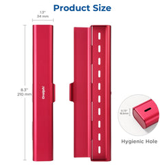 Open Oralphi case showing interior space for manual toothbrush