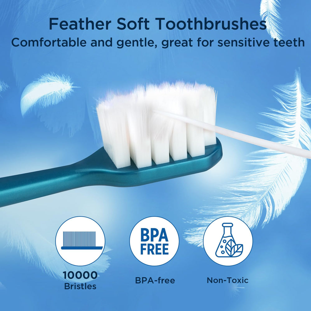Airflow design for quick drying of bristles