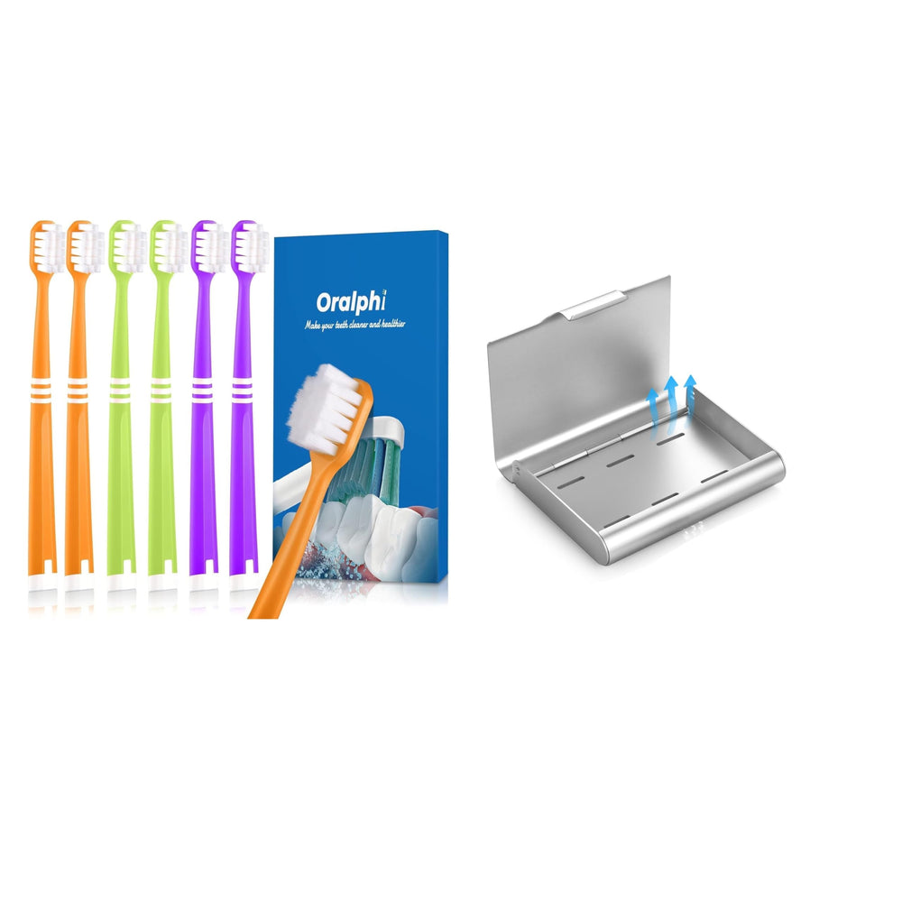 Oralphi Extra Soft Toothbrush with over 10,000 ultra-soft bristles