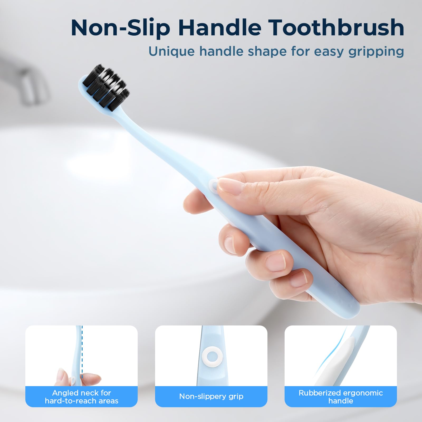 Product packaging includes aluminum case and toothbrush