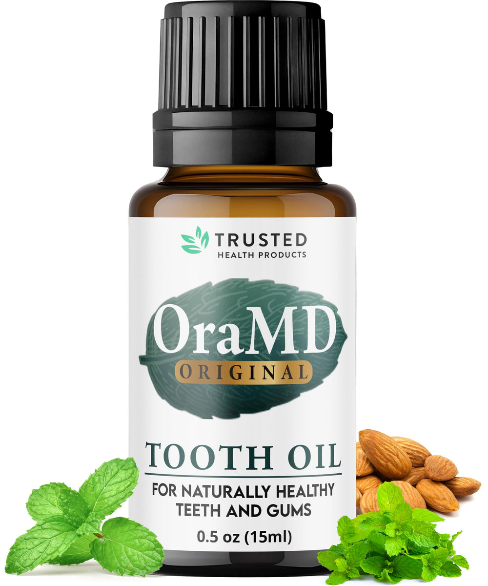 OraMD 4-in-1 Tooth Oil bottle and packaging