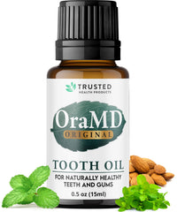 OraMD 4-in-1 Tooth Oil bottle and packaging