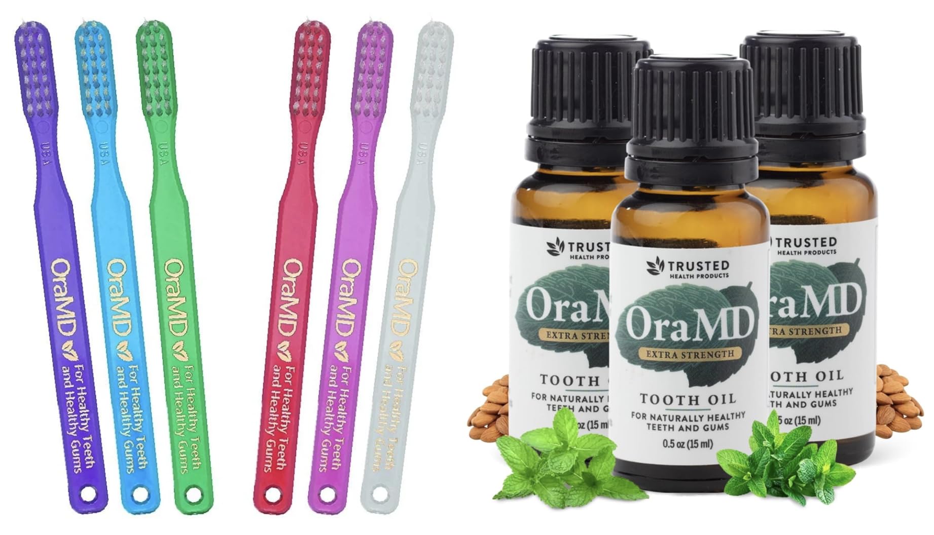 OraMD Dr Bass toothbrush 6-pack