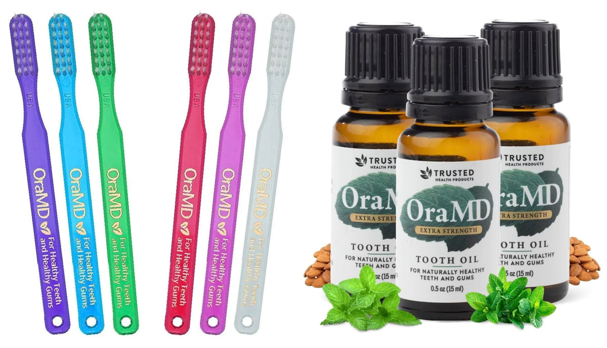 OraMD Dr Bass toothbrush 6-pack