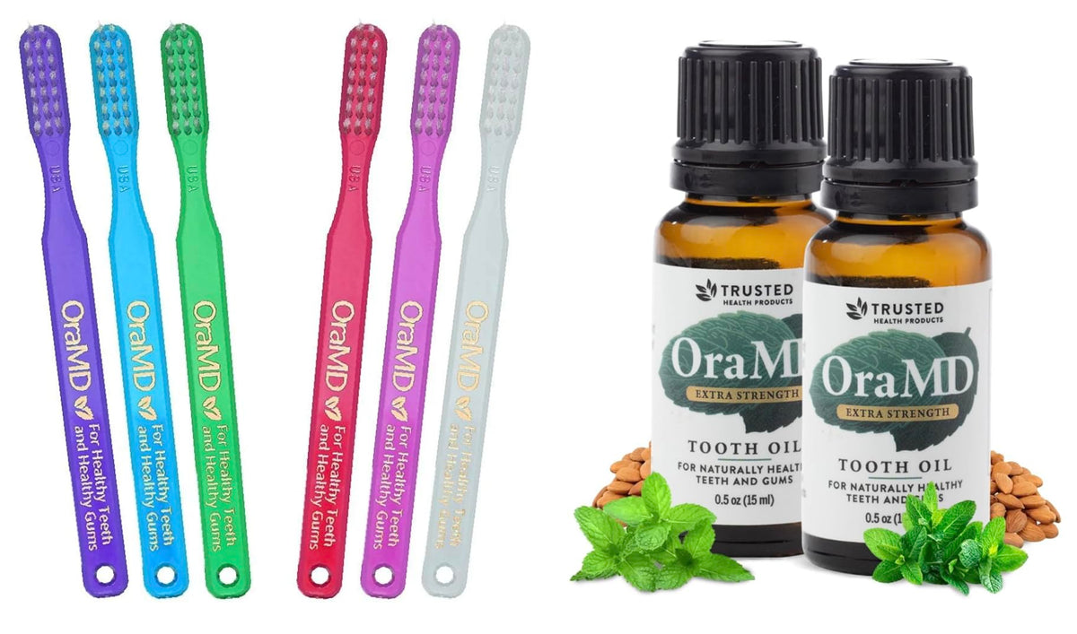 OraMD Dr Bass Toothbrush six-pack