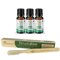 Nut Free Healthy Mouth Blend tooth oil bottle 0.5 oz