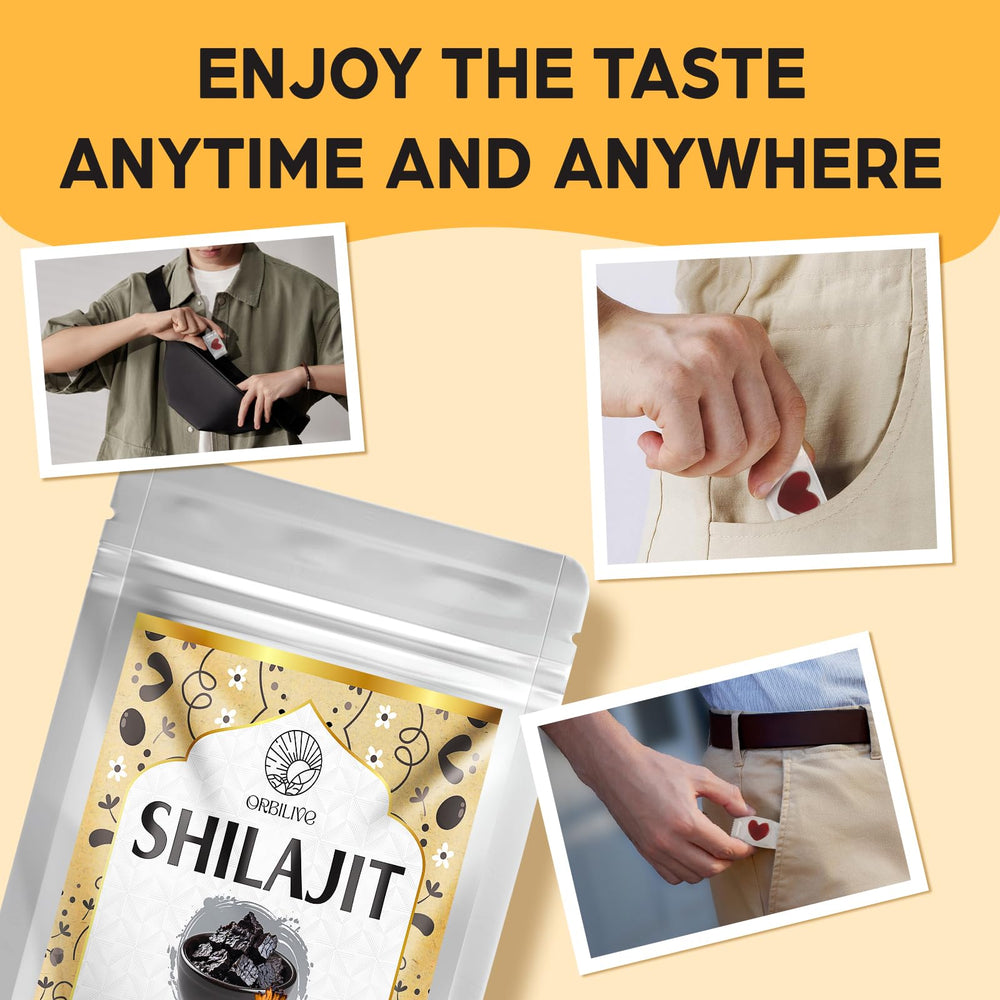 Shilajit Gummies designed for men's wellness