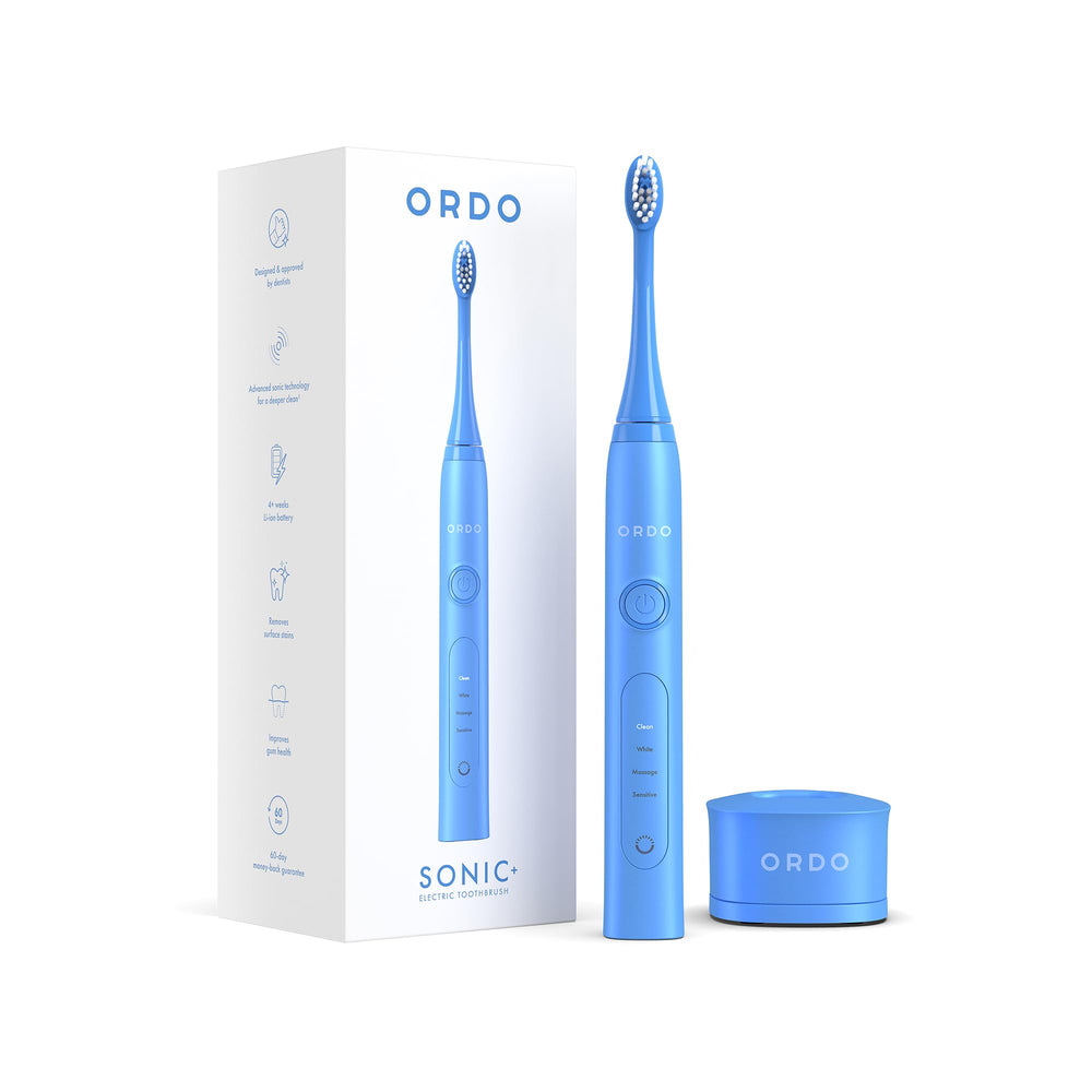 Ordo Sonic+ Arctic Blue electric toothbrush - front view