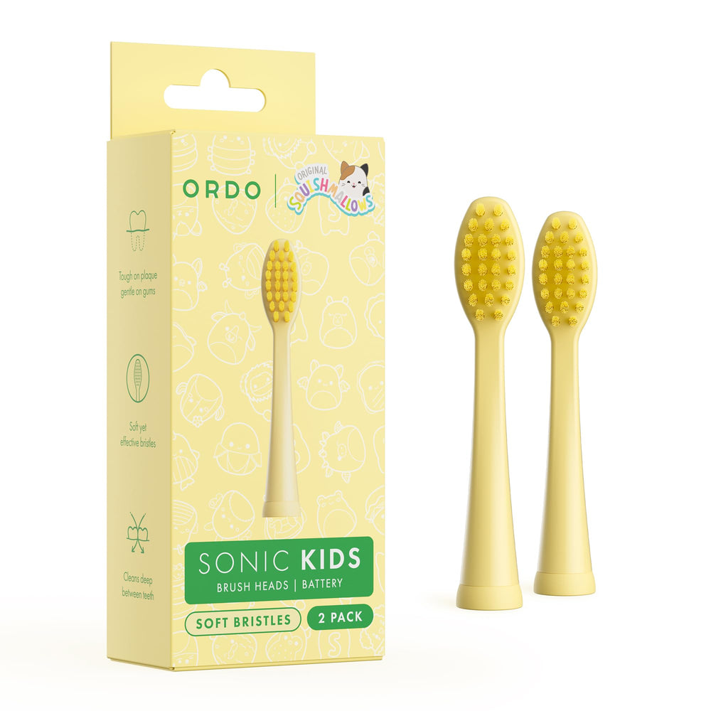 Ordo Squishmallows 2 replacement brush heads on white background