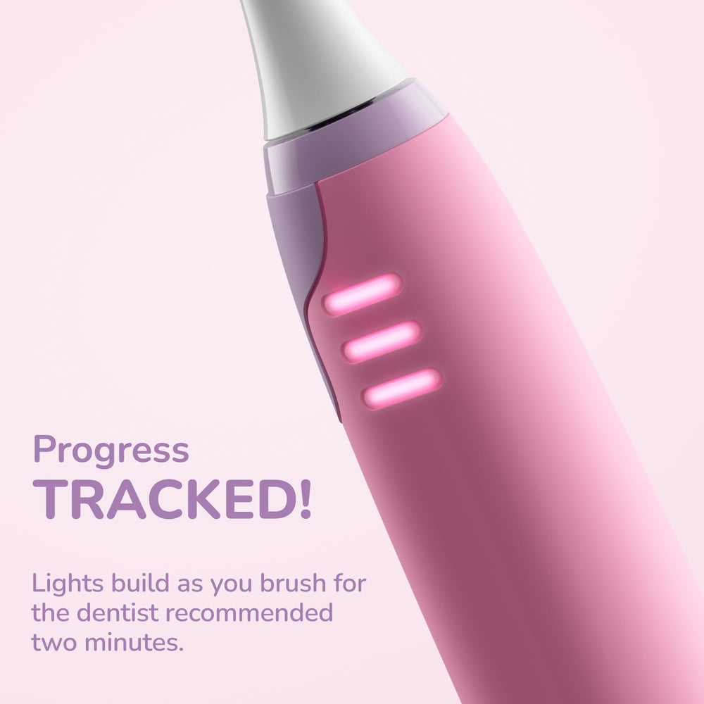 Travel cap included for hygienic on-the-go brushing
