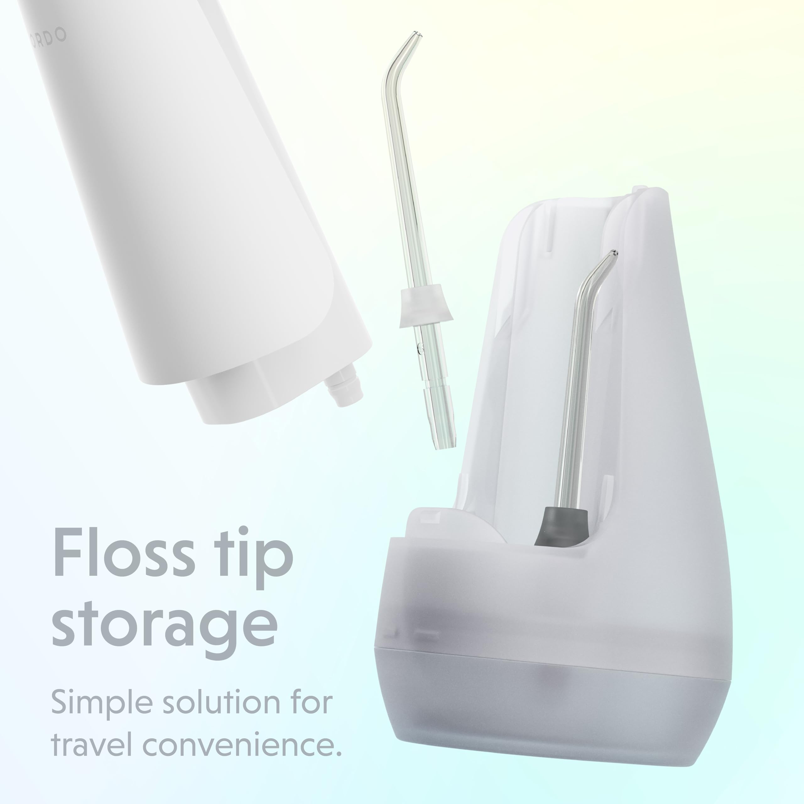 Ergonomic waterproof handle of the Ordo flosser