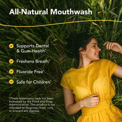 OregaCare mouthwash bottle with label