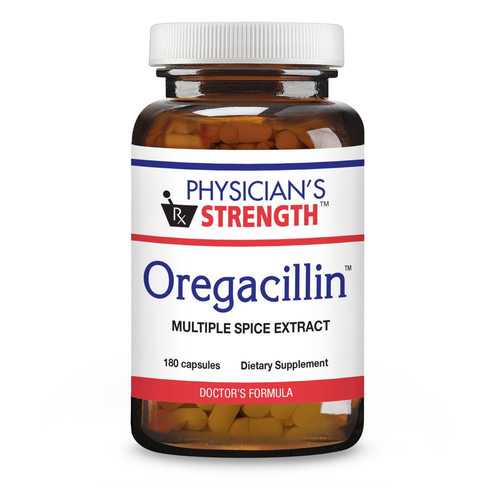 Physician's Strength Oregacillin bottle with 180 capsules