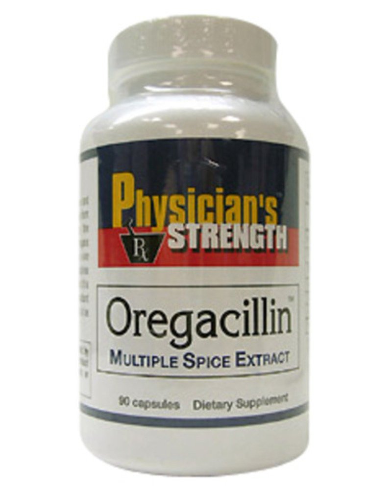 Physician's Strength Oregacillin bottle with Multi-Spice Extract for respiratory health