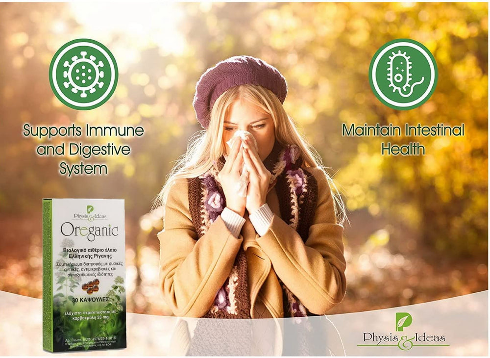 Blister pack of 30 Oreganic softgels