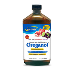 Front view of Oreganol Juice 12 oz bottle
