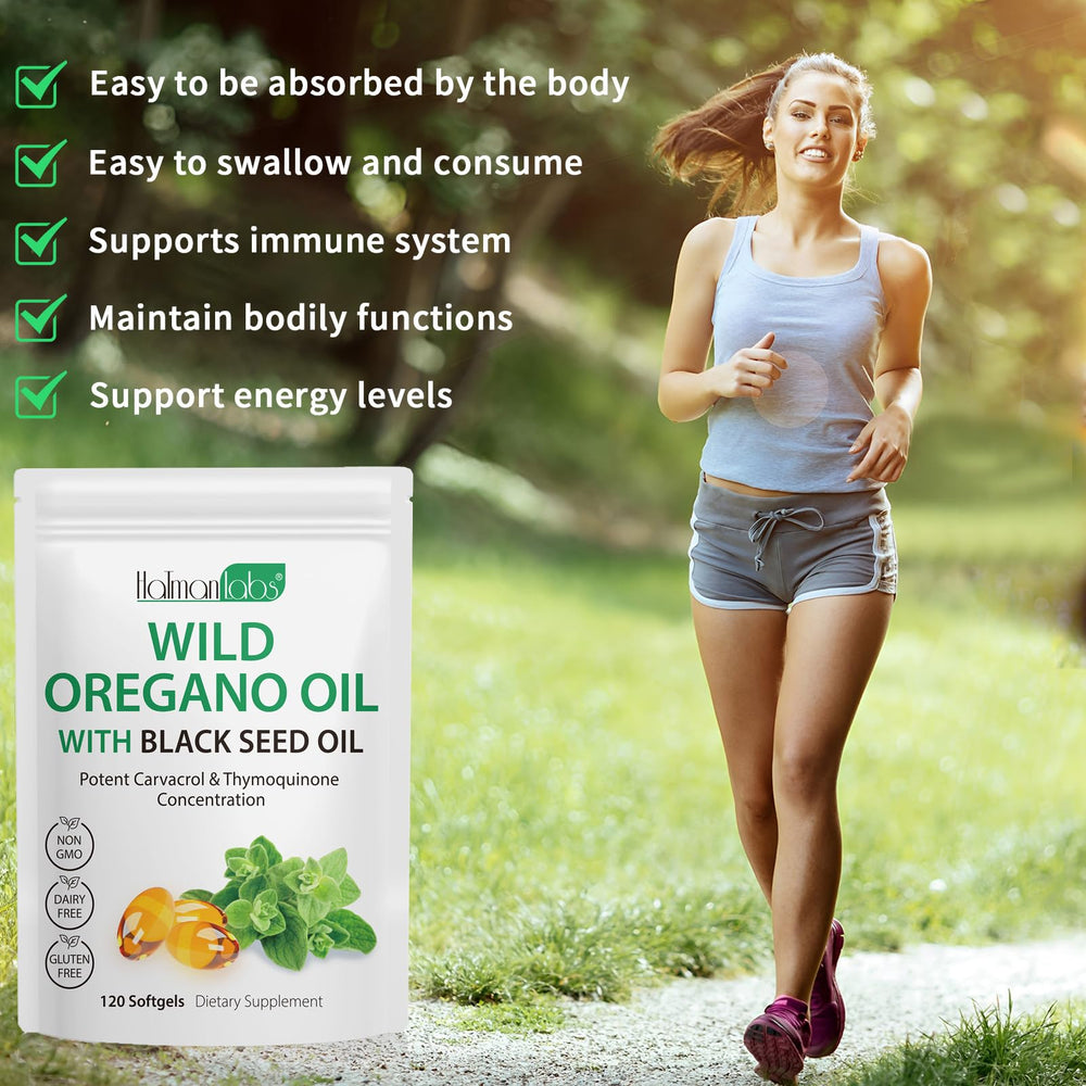 Oregano oil supporting digestive health