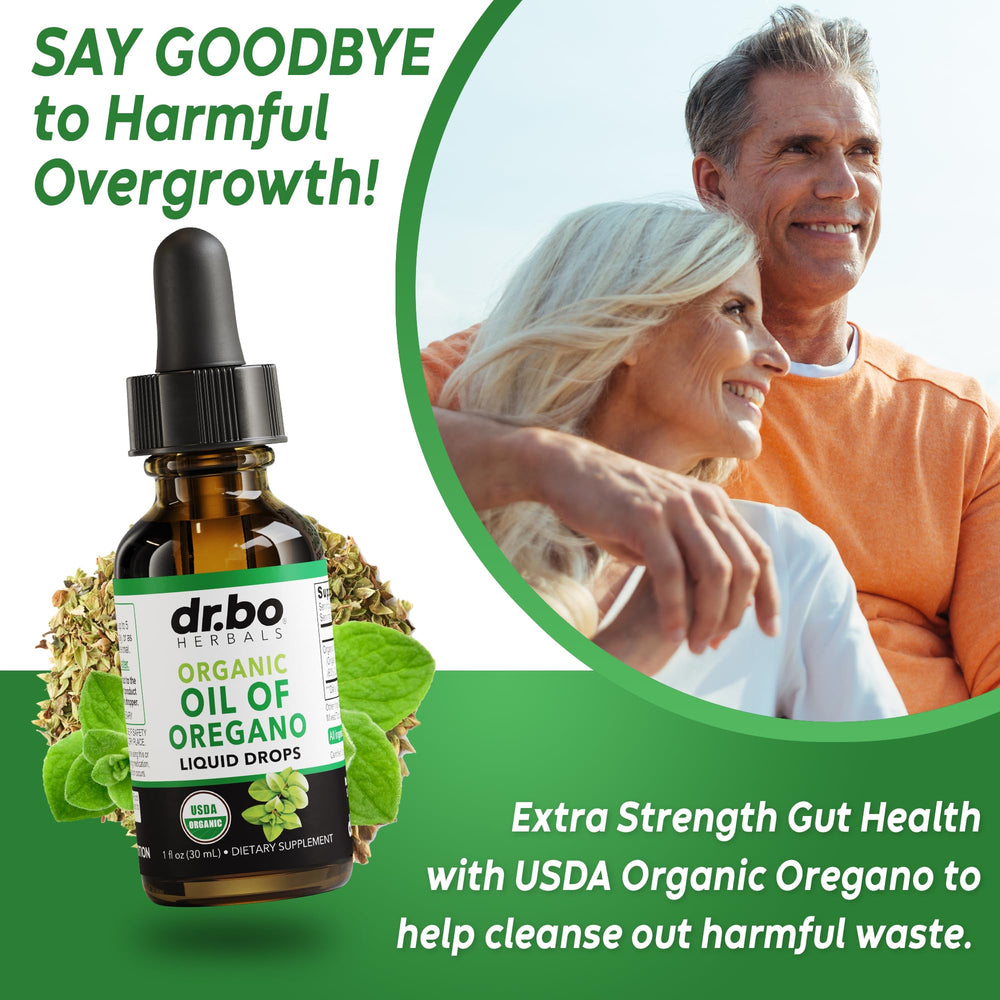 Oregano oil drops for detox and immune support