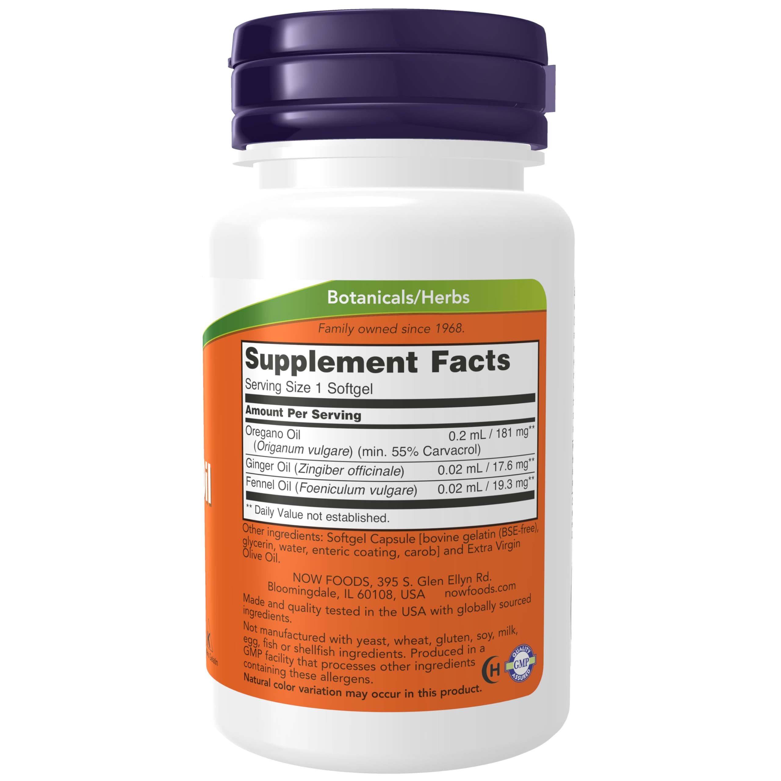Enteric-coated softgels capsules close-up