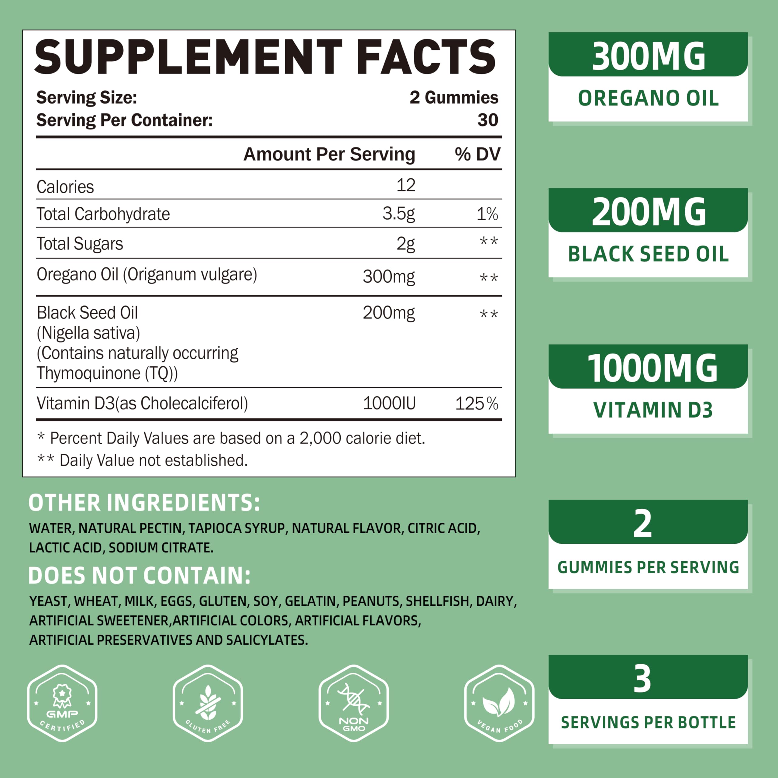 Product packaging and front label