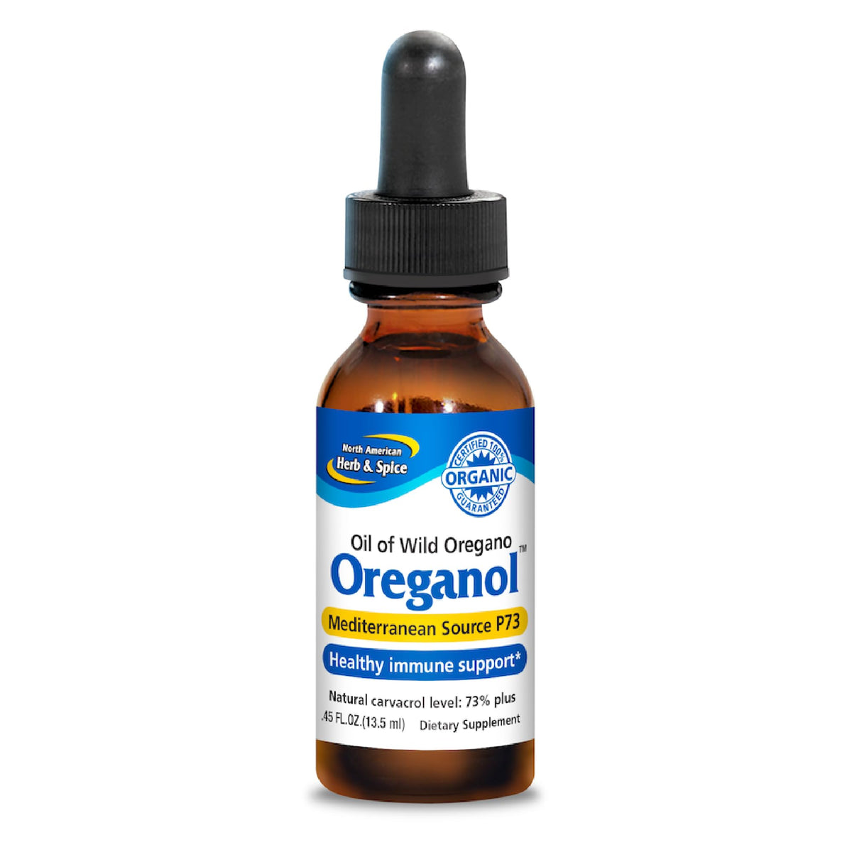 Oreganol P73 bottle front