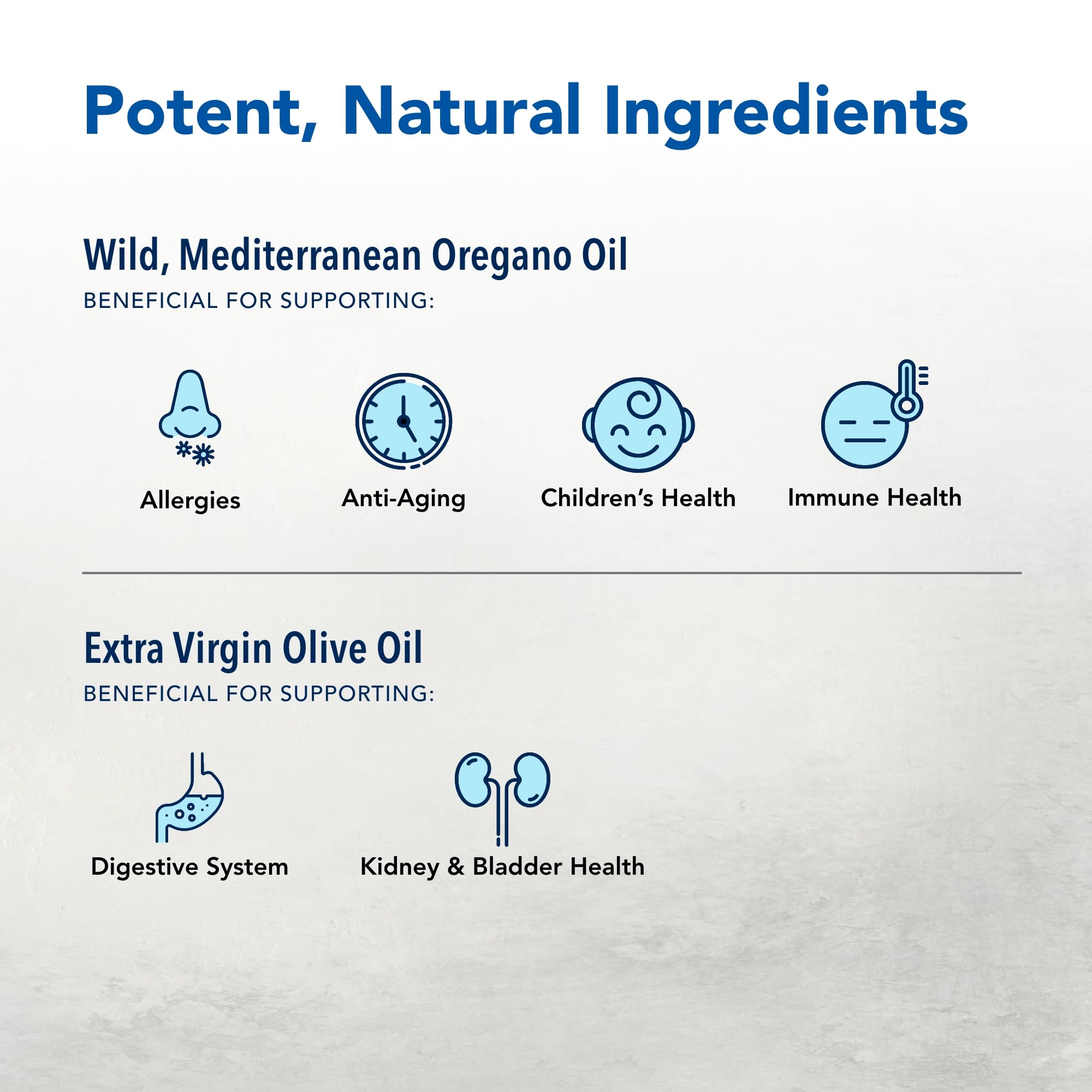 Close-up of Oreganol P73 product label