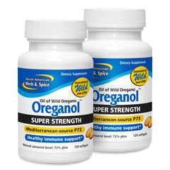 Front view of Oreganol P73 Super Strength 2-pack