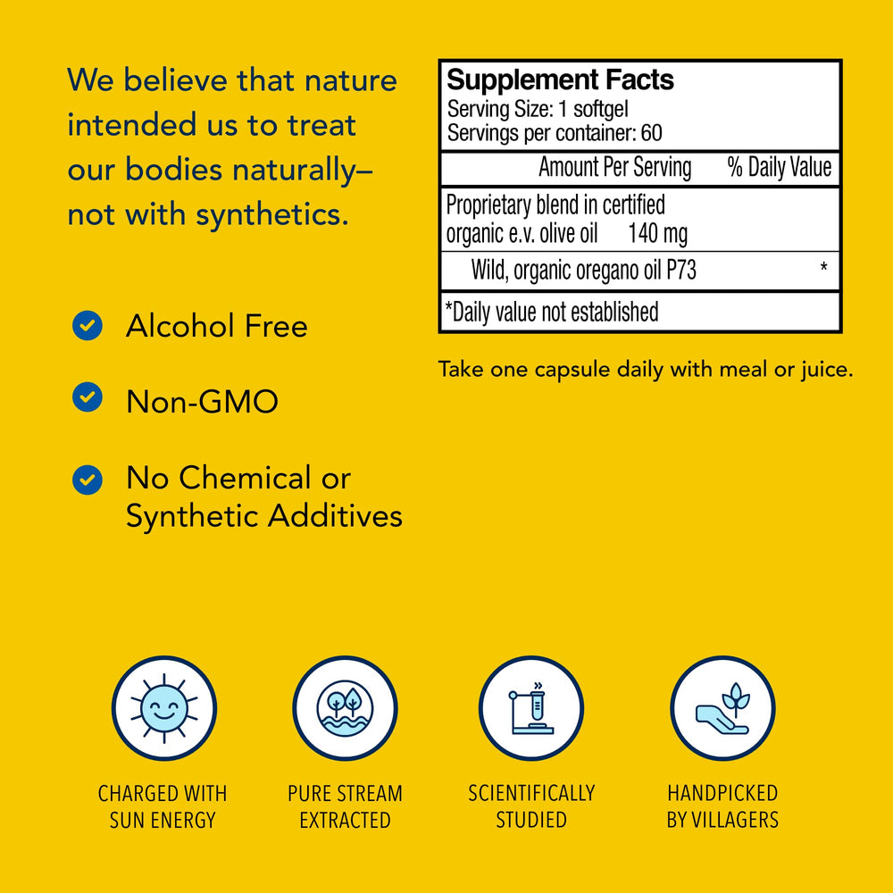 60 softgels per bottle on white background