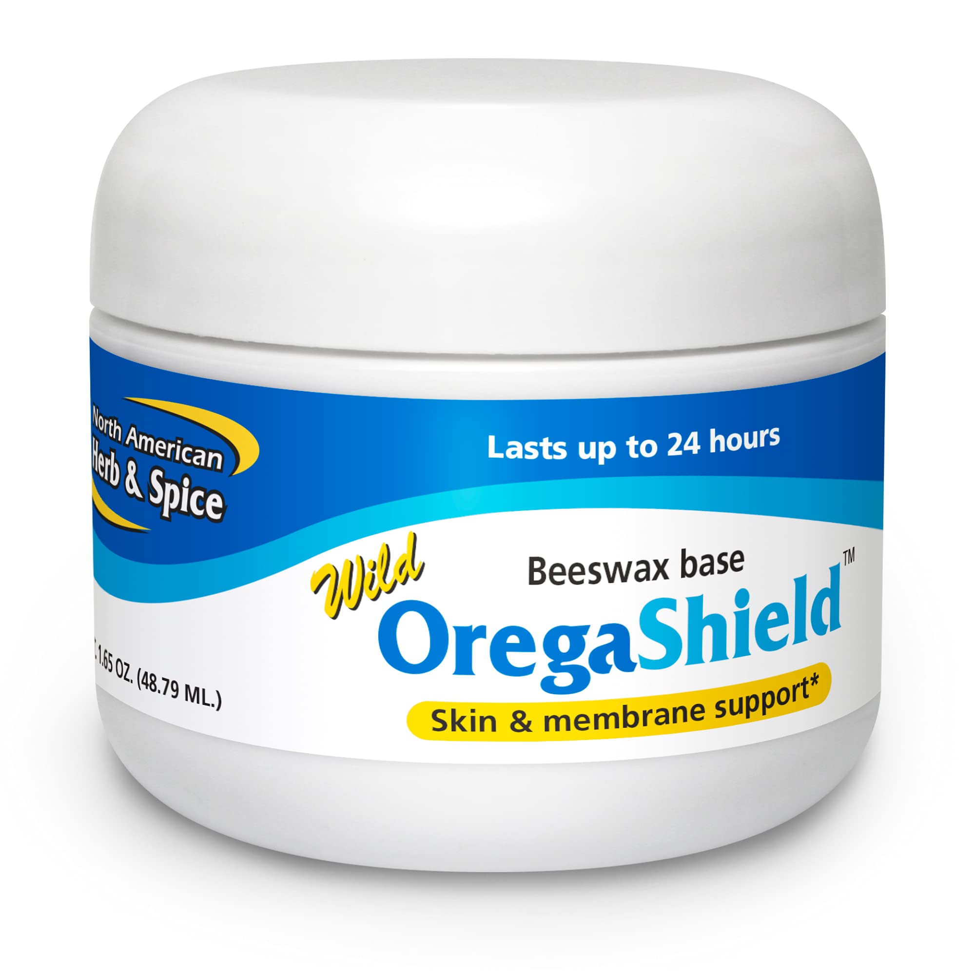 OregaShield 2 oz bottle with a beeswax-based formula