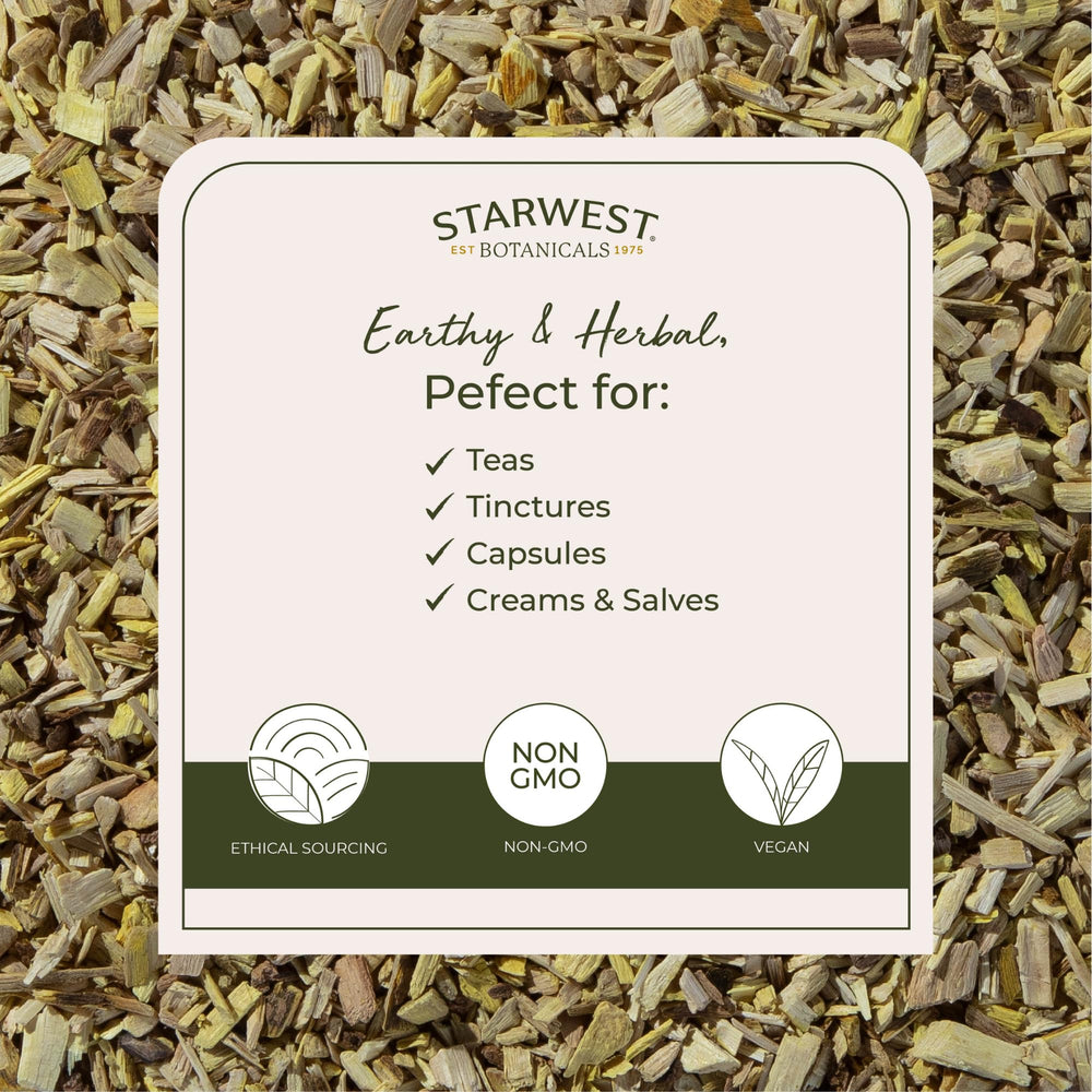 Herbal tea infusion using Oregon Grape Root