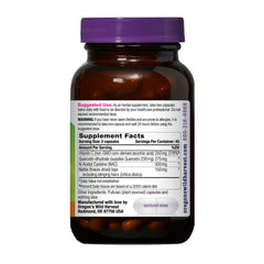 Quercetin, Vitamin C and NAC ingredients highlight