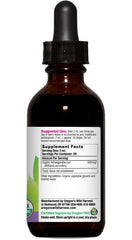 Ashwagandha bottle label close-up